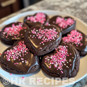 Valentine Ganache Cookies Soft Hearted Chocolate And Raspberry Treats taken with iphone 15 pro max --iw 2 --ar 4:5 --v 6.1 --raw