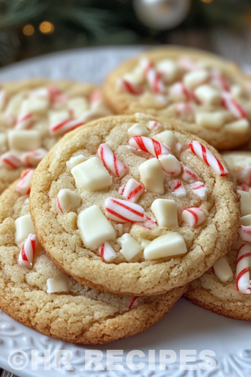 White Chocolate Candy Cane Cookies taken with iphone 15 pro max --iw 2 --ar 4:5 --v 6.1 --raw
