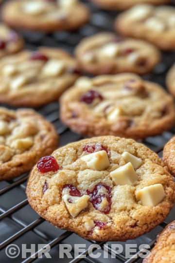 White Chocolate Cranberry Cookies taken with iphone 15 pro max --iw 2 --ar 4:5 --v 6.1 --raw