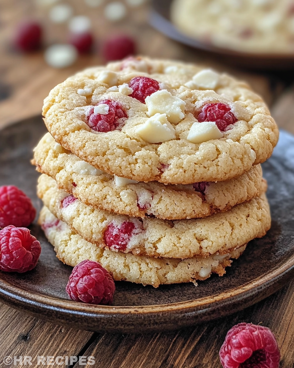 White Chocolate Lemon Raspberry Cookies: Easy Pressure Cooker Recipe