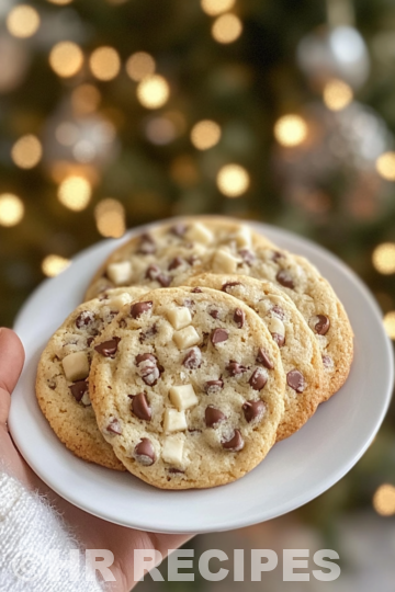 Winter Wonderland Chocolate Chip Cookies taken with iphone 15 pro max --iw 2 --ar 4:5 --v 6.1 --raw