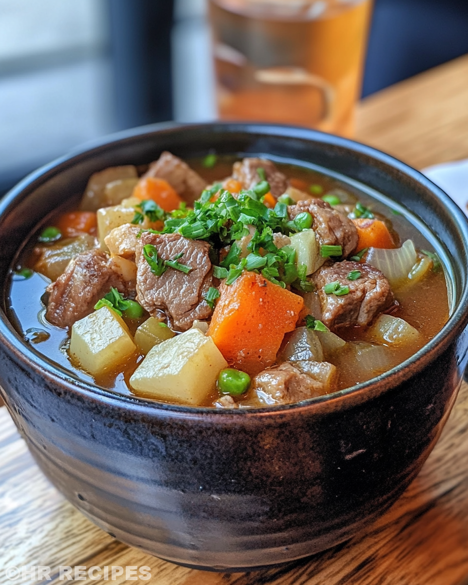 Ingredients for Witches Brew Stew including sausage, potatoes, carrots, and onions