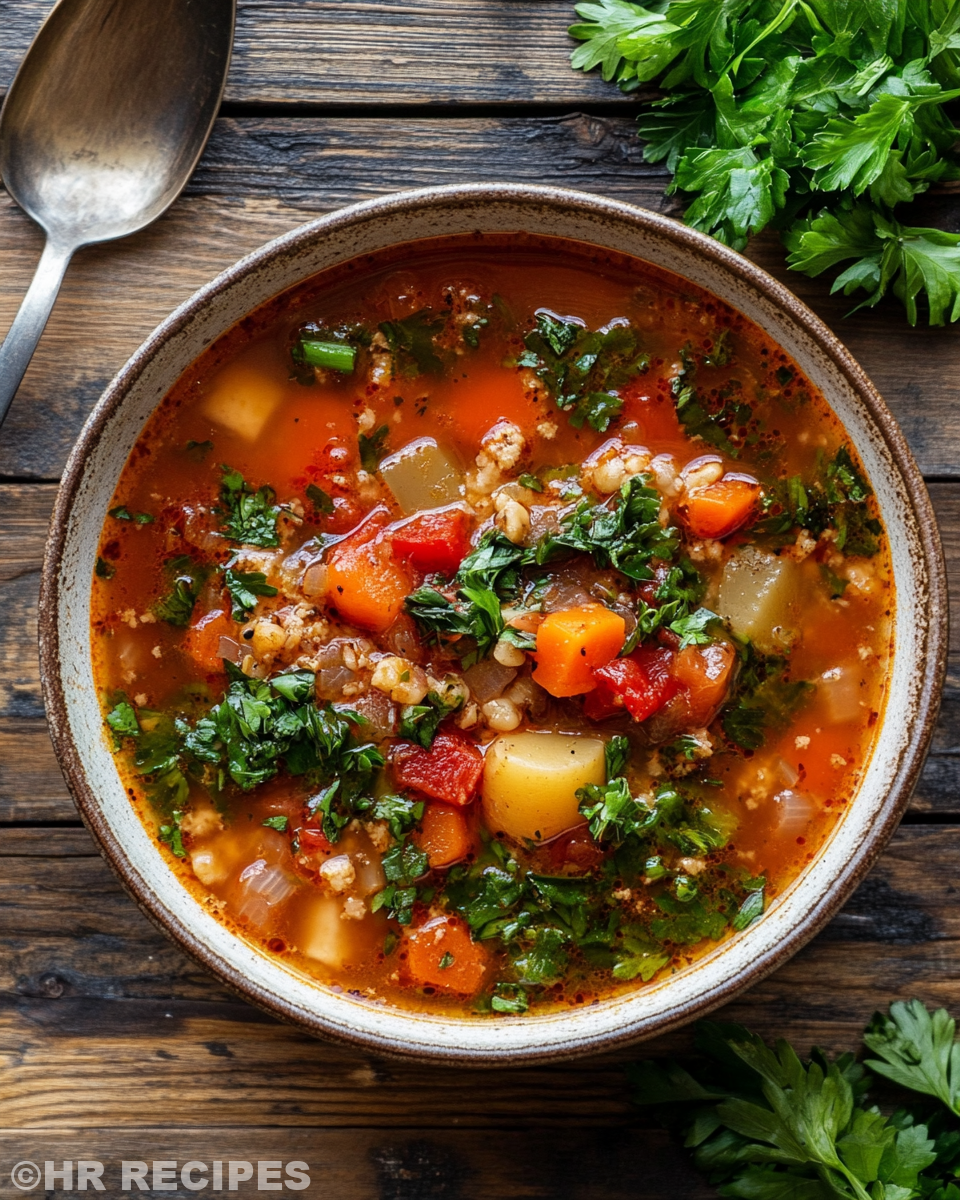 Ready to serve slow cooker chicken noodle soup